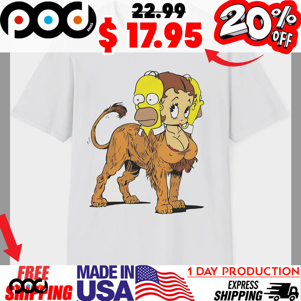 Three Headed Lion by Ermsy Simpsons Mask Shirt