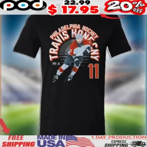 Travis Konecny 11 Philadelphia Flyers Name Number NHL Shirt