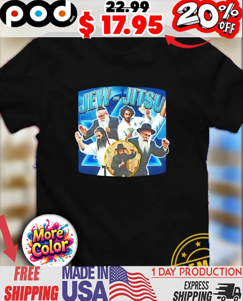 Trendfits Jew-Jitsu Jewish meme shirt