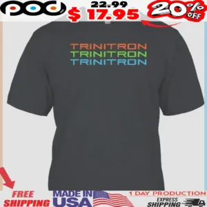 Trinitron Obsolete Sony Vintage CRT Monitor Inspired Shirt