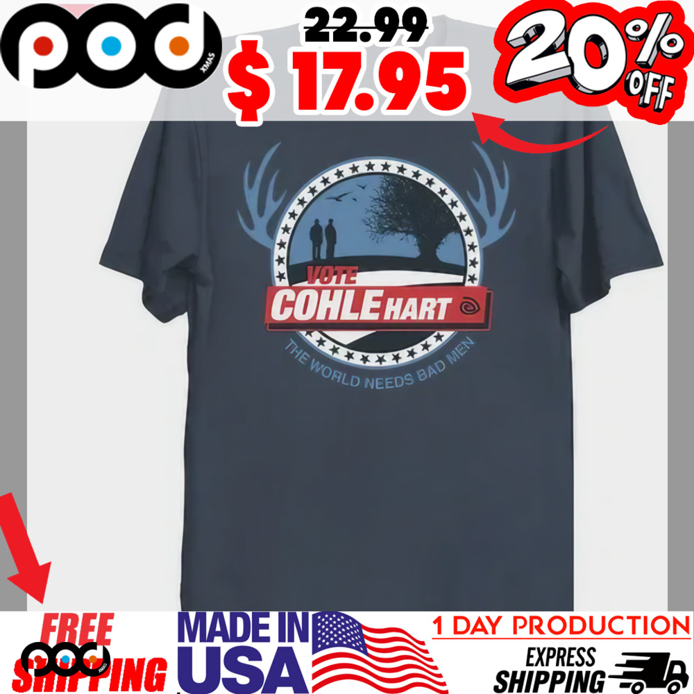 True Candidate Vote Cohle Hart The World Needs Bad Man Deer Shirt