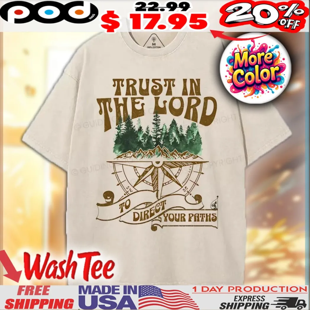 Trust In The Lord To Direct Your Paths Christian Vintage Shirt