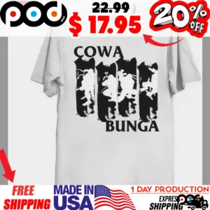 Turle Flag Cowabunga Shirt
