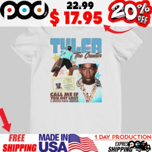 Tyler The Creator Call Me If You Get Lost Vintage Graphic Shirt