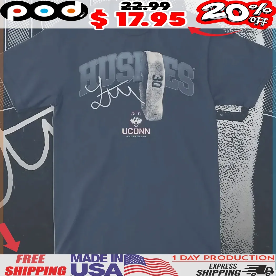 UConn Huskies 30 basketball Mascot Shirt