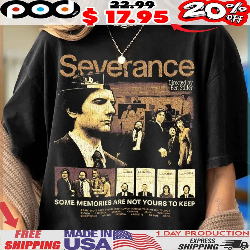 Severance Tv Show Some Momories Are Not Yours To Keep Lumon Industries Vintage Graphic Shirt
