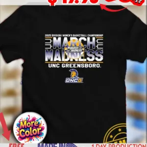 UNC Greensboro Spartans March Madness 2025 NCAA Division I Women’s Basketball Championship shirt