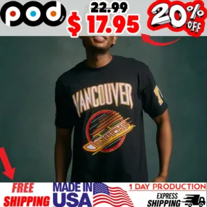 Vancouver Canucks X Grizzlies Black Skate Shirt