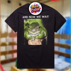 Waiting Frog And now we wait Shirt