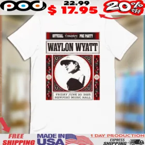 Waylon Wyatt Country Pre-Party 2025 Tour Buckeye Country Superfest, Columbus Vintage Shirt