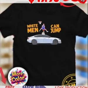 White men can't jump Mac McClung Orlando Magic Car shirt