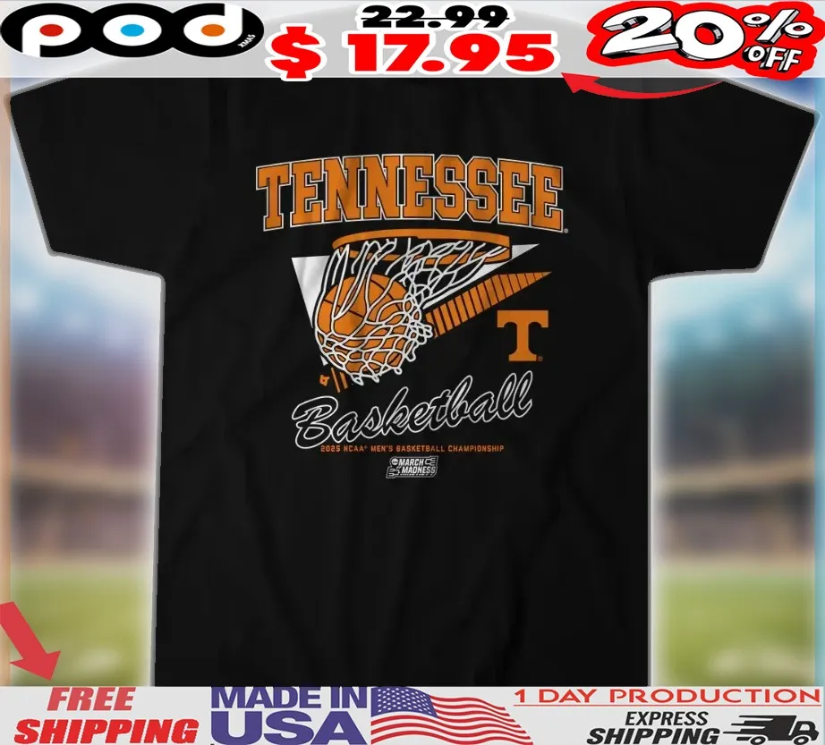 Tennessee Volunteers Basketball 2025 March Madness Basketball Shirt