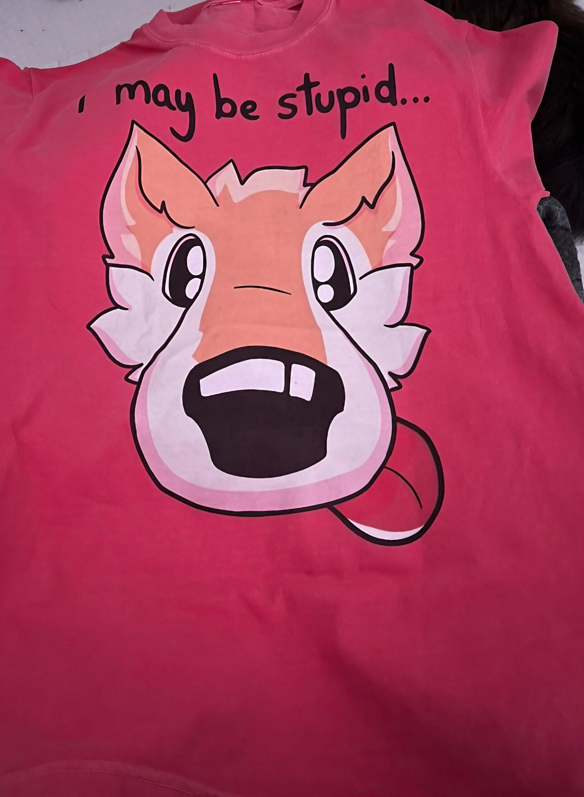 I May Be Stupid Silly Fox Shirt
