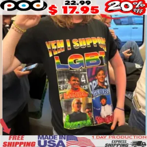 Yeah I Support Lgbt Lando George Bottas Tsunoda shirt