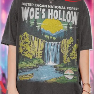 Severance Dieter Eagan National Forest Woe's Hollow Lumon Tv Lover Fan Vintage Scene Shirt