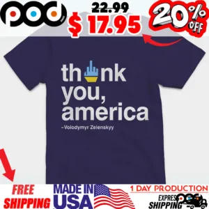 Zelensky Fuck Thank You America Fuck Trump Shirt