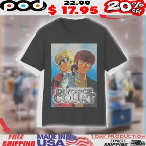 Zeta Gundam Quattro Amuro Kamille Divorce Court Yaoi Anime Shirt