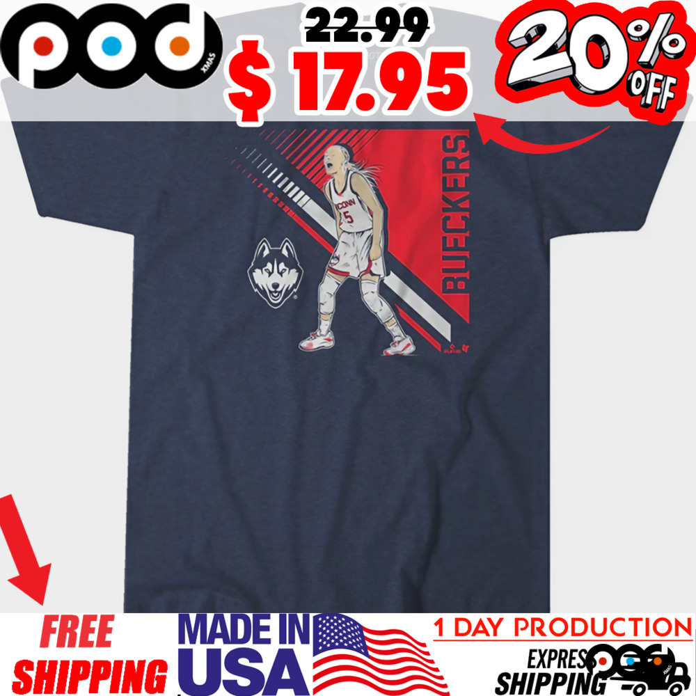 aige Bueckers Superstar 2.0 UConn Basketball Husky Logo Shirt