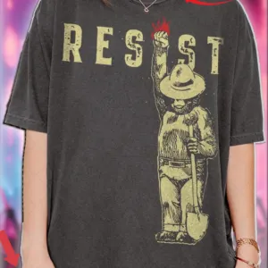 Smokey the Bear Resist I Stand With The NPS Fan Shirt