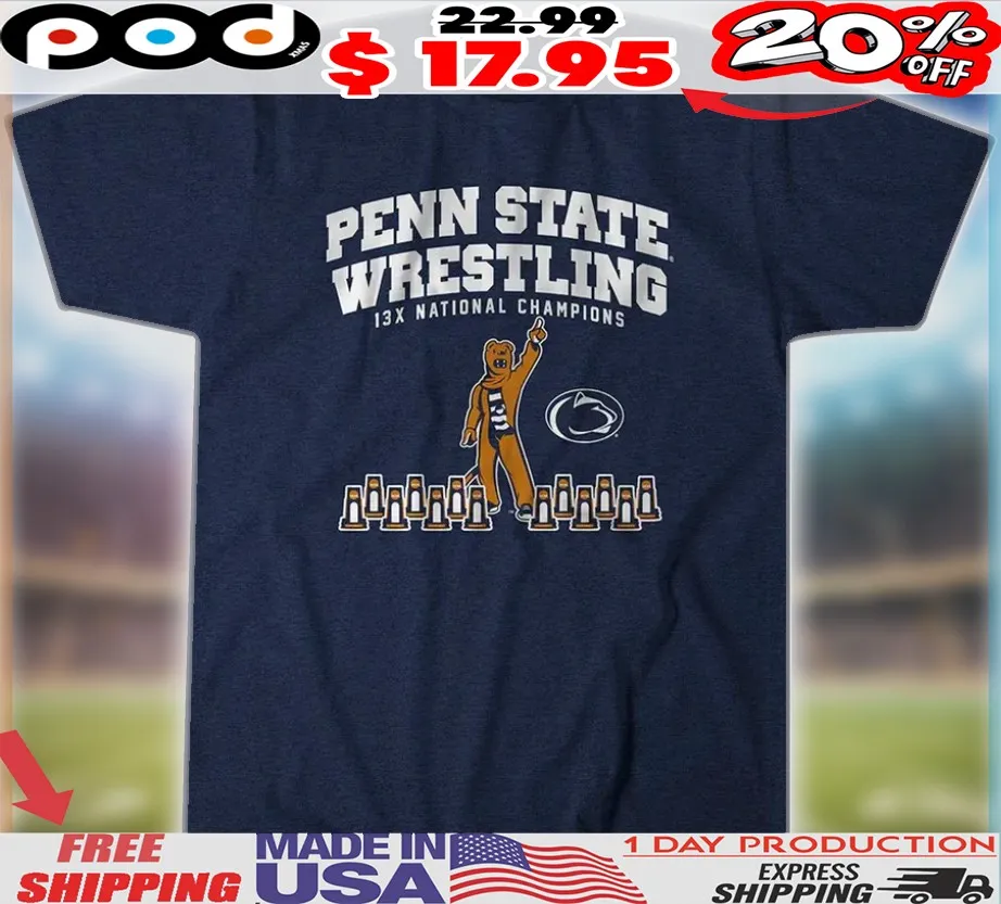 Penn State Wrestling 13x National Champions Shirt