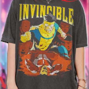 Invincible Mark Superhero Comic Book Bootleg Fan Comic Book Bootleg Fan Vintage Style Shirt