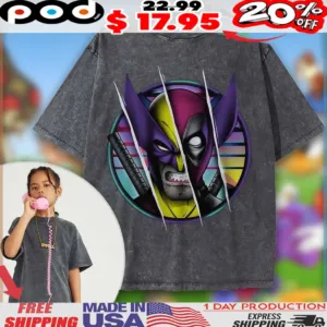 Deadpool vs Wolverine Marvel Comics For Kids Shirt