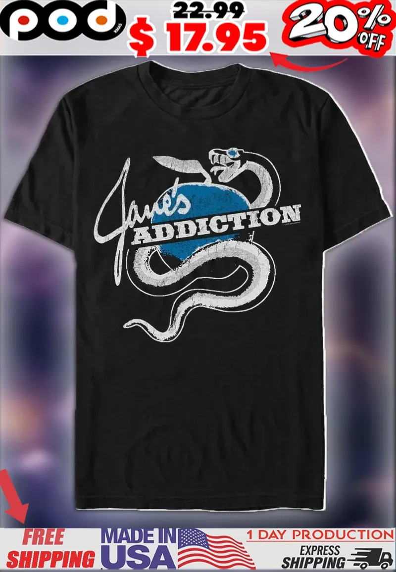 jane's Addiction Snake Apple Vintage Style Shirt