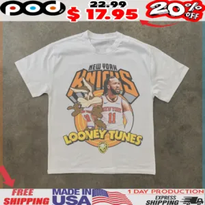 Looney Tunes X Nba Knicks New York Basketball Shirt