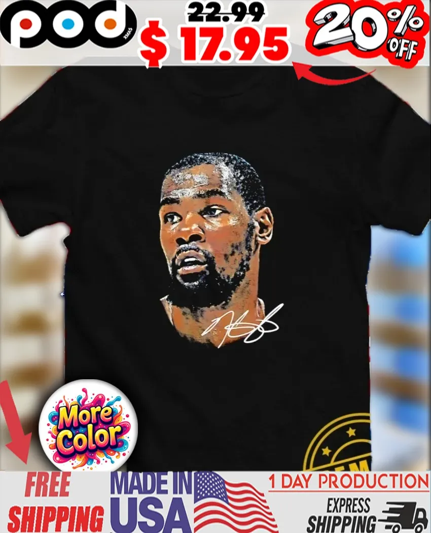 Kevin Durant NBA big face player signature vintage shirt