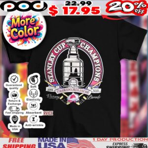 2001 Vintage Colorado Avalanche Stanley Cup Champions Shirt