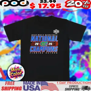 2025 NCAA Men’s Basketball National Champions Florida Gators Synthetic Final Four shirt