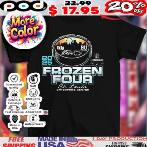 2025 NCAA Men’s Hockey Frozen Four St Louis Enterprise Center DJ BU Shirt