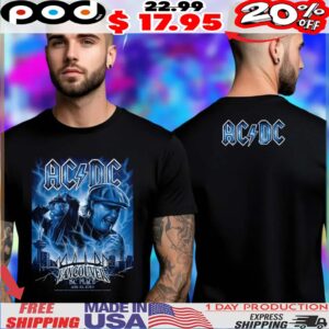 AC DC Poster Massive Show At BC Place In Vancouver On April 22 2025 Shirt