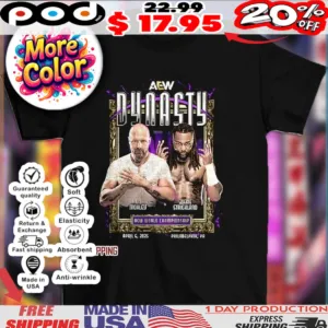 AEW Dynasty 2025 Jon Moxley vs Swerve vintage shirt