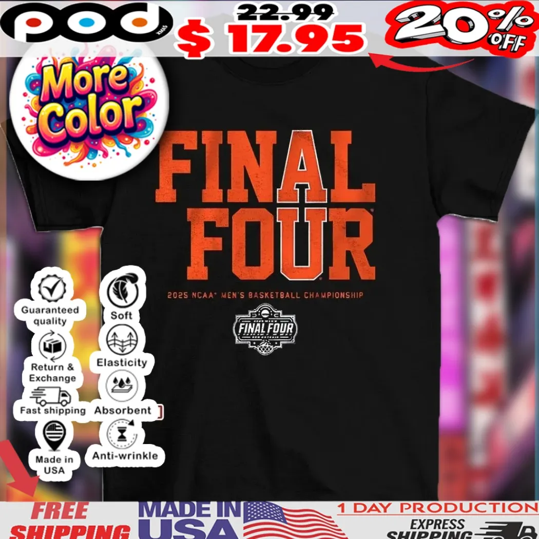 AU Final Fours Auburn Tigers 2025 NCAA Men’s Basketball Championship logo shirt
