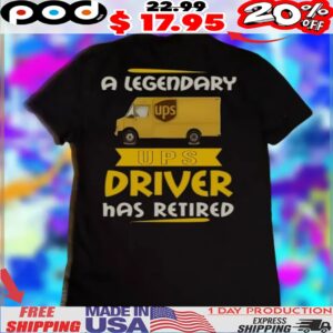 A Legendary Ups Driver Has Retired Shirt