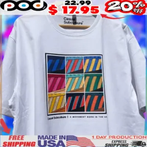 A Movement Born In The Uk Pop Art Colorful Graphic Shirt