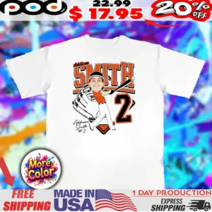 Addison Smith 2 Sam Houston baseball caricature 2025 chibi shirt
