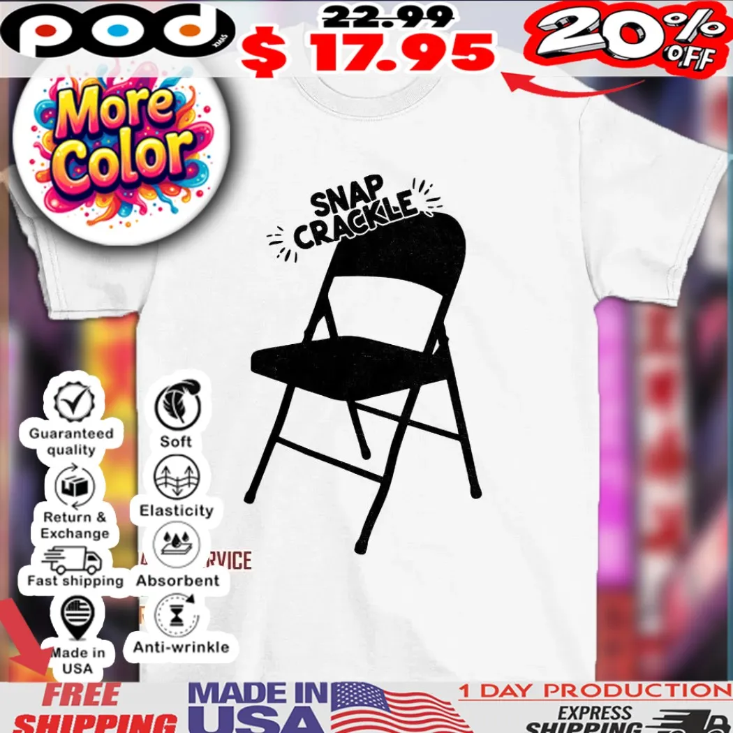Alabama Brawl snap crackle chair shirt