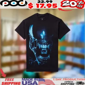 Alien Xenomorph Jumbo Graphic Horror 2025 Shirt