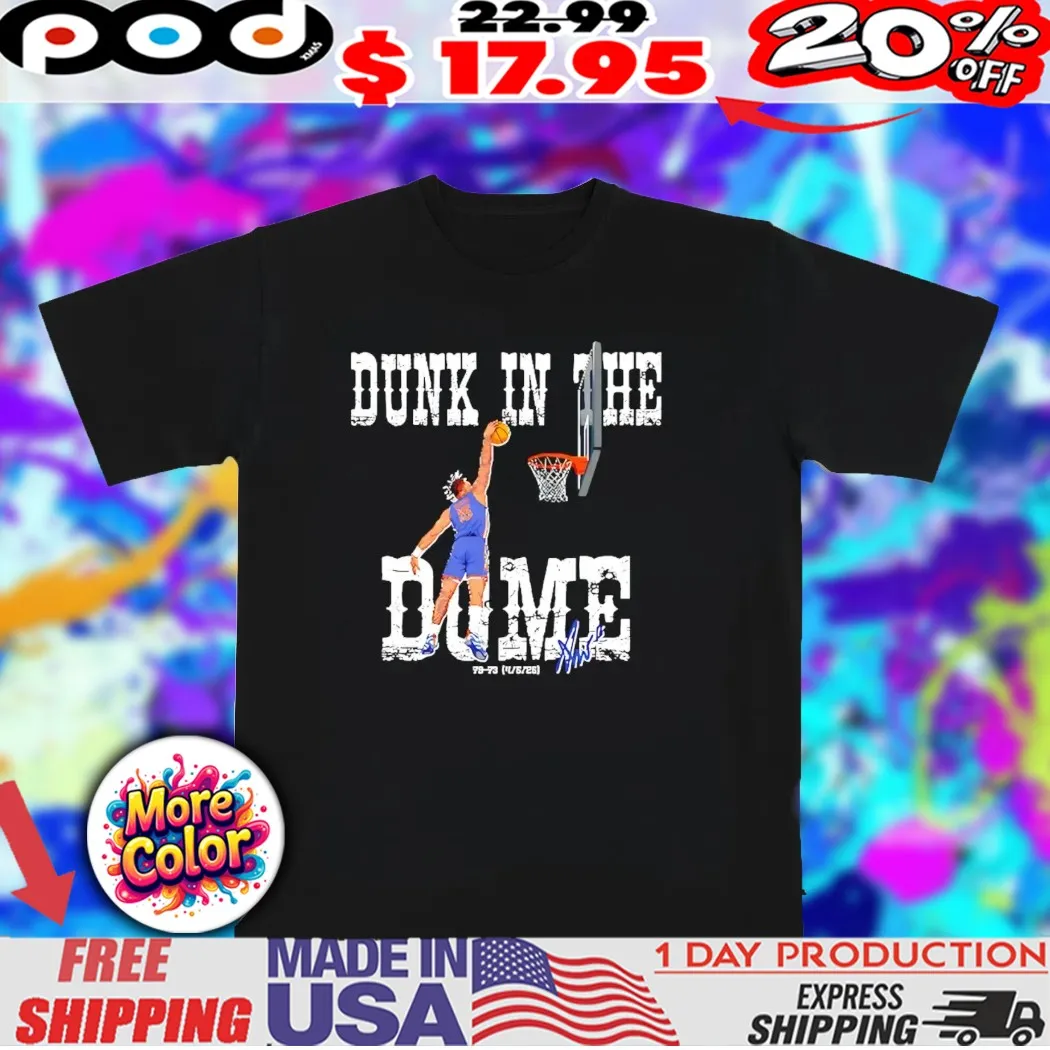 Alijah Martin dunk in the dome signature vintage shirt