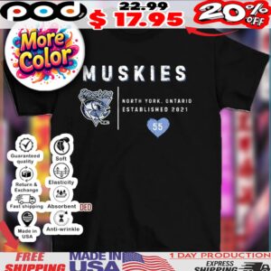 Alyssa Muskies North York Ontario established 2021 55 shirt