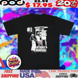 Anthony Thompson 1 Western Reserve Academy Basketball Collage shirt