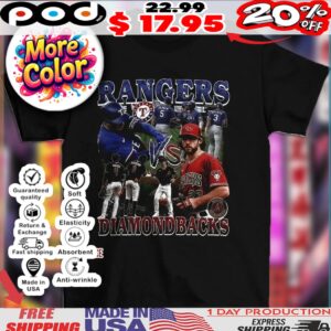 Arizona Diamondbacks Vs Texas Rangers World Series MLB Baseball Team Vintage Bootleg Style Shirt