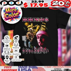 BBNO$ rapper star vintage shirt