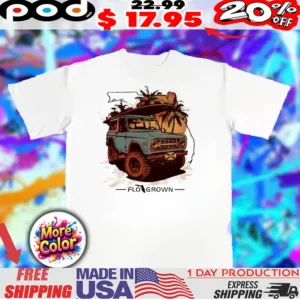 Beach bronco truck Florida Grown vintage shirt