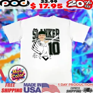 Ben Slanker 10 Ohio Bobcats baseball caricature chibi shirt