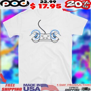 Boobs Boob Controller Gamer Joystick Parody Playstation Shirt