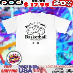Boston Celtics Basketball Eighteen Time World Champions 2025 shirt