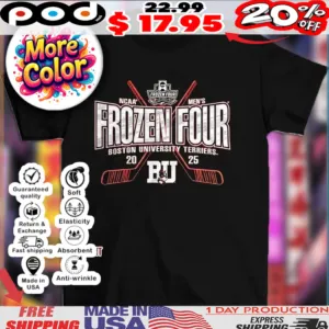 Boston Terriers 2025 NCAA Frozen Four Men’s Ice Hockey Tournament BU shirt